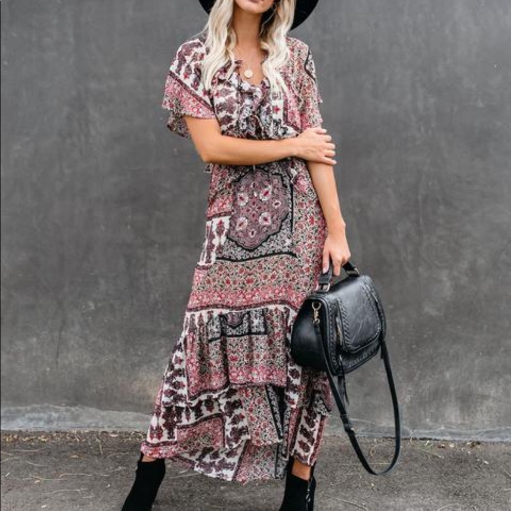 Vici Dolls piece by piece ruffle dress